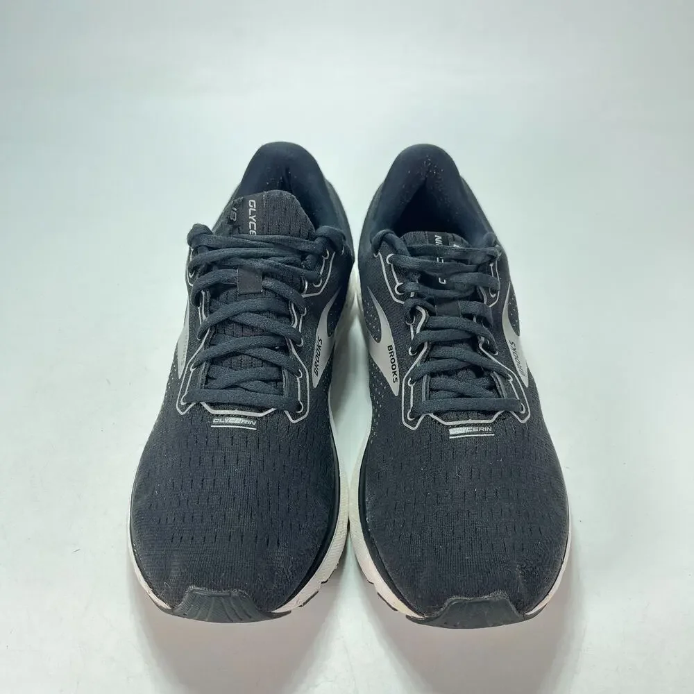 Brooks Glycerin 18 Black Road Running Shoes 1203171B057 Women's Sz 11.5 Men's 10